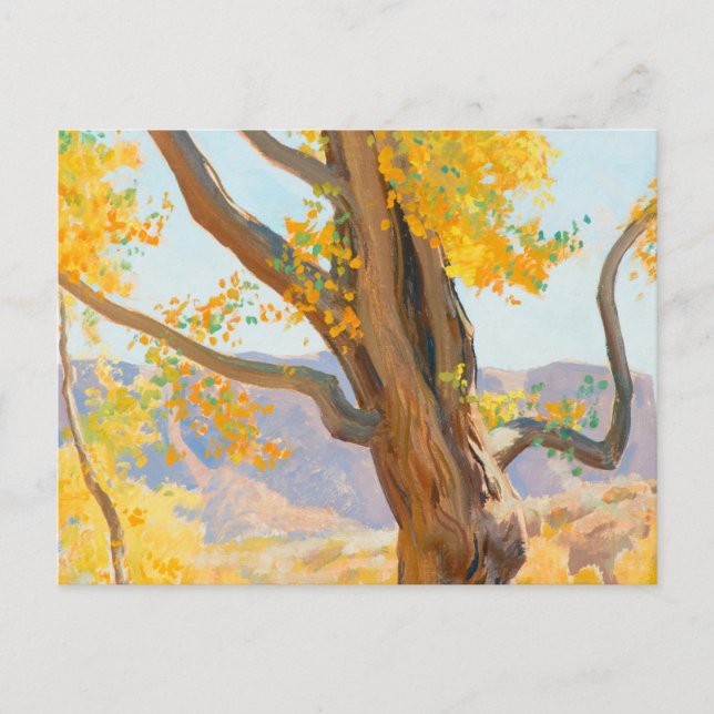 Carte Postale Octobre matin, 1940 par Maynard Dixon (Devant)