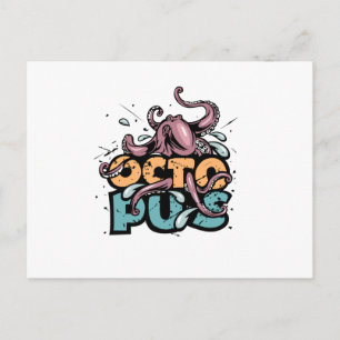 Carte postale Octopus