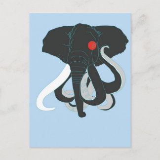 Carte Postale Octopus et éléphant
