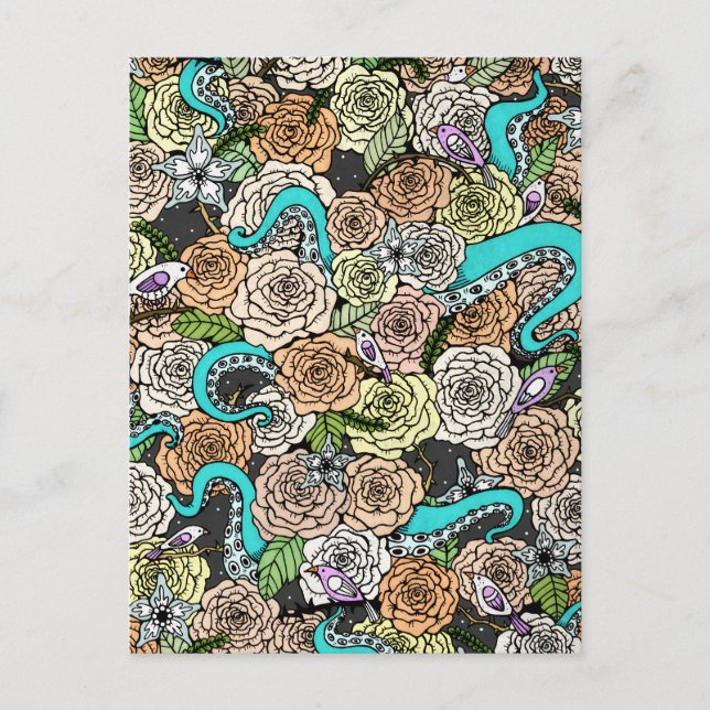 Carte postale octopus Garden (Devant)