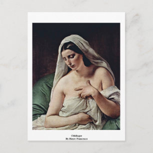 Carte Postale Odalisque Par Hayez Francesco