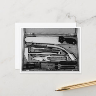 Carte postale Oddity de la photo de l'ampoule à cr