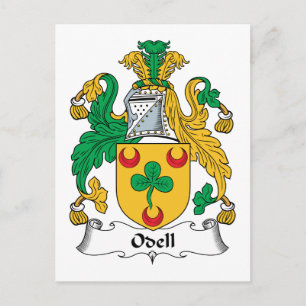 Carte Postale Odell Family Crest