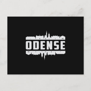 Carte Postale Odense Danemark City Skyline Cityscape Funny Cadea