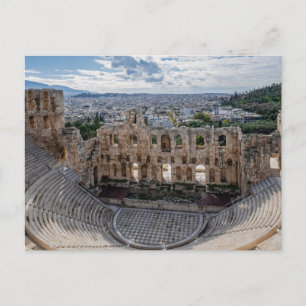 Carte Postale Odéon d'Hérode Atticus : Théâtre antique d'Athen