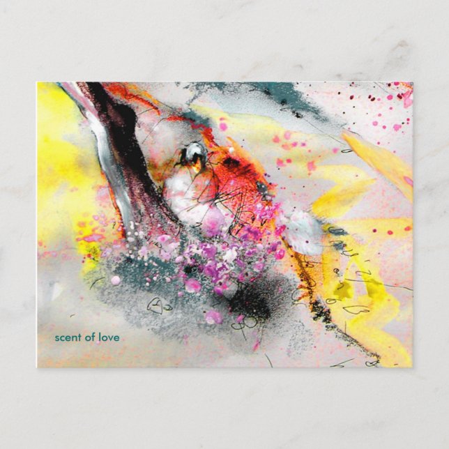 Carte postale "odeur d'amour" (Devant)