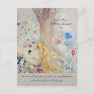 Carte Postale Odilon Redon Bouddha CC0211 Miracle d'une fleur