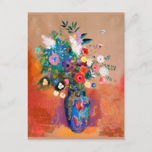 Carte Postale Odilon Redon - Bouquet de fleurs,