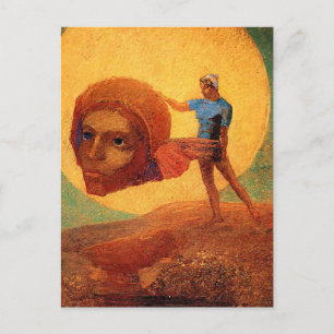 Carte Postale Odilon Redon - Figure, peinture célèbre,