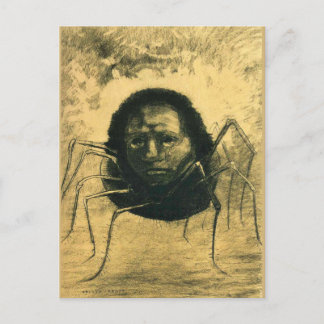 Carte Postale Odilon Redon, L'Araignée En Pleure,
