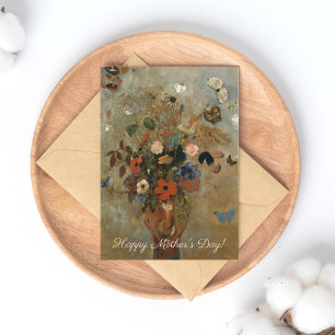 Carte Postale Odilon Redon, Still Life w. Fleurs, fête des mères