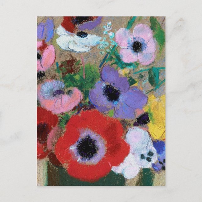 Carte Postale Odlion Redon Fleurs lumineuses magnifiques CC1253 (Devant)