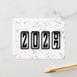 Carte Postale Odomètre du Nouvel An 2027