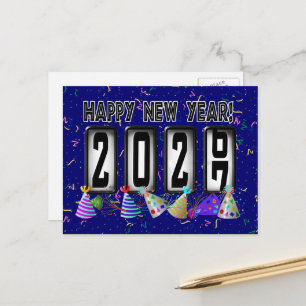 Carte Postale Odomètre du Nouvel An 2027