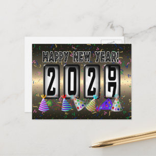 Carte Postale Odomètre du Nouvel An 2027