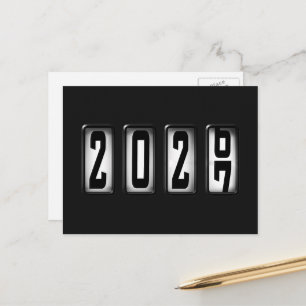Carte Postale Odomètre du Nouvel An 2027