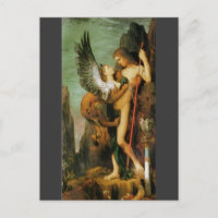 Oedipus et le Sphinx par Gustave Moreau