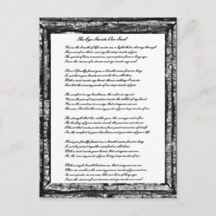 Carte Postale Œil à l'intérieur de notre âme