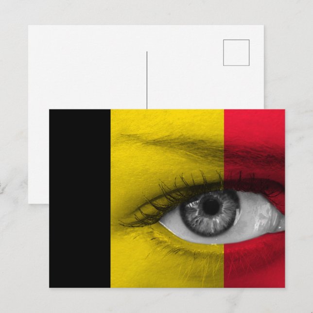 Carte Postale Oeil de Belgique (Devant / Derrière)
