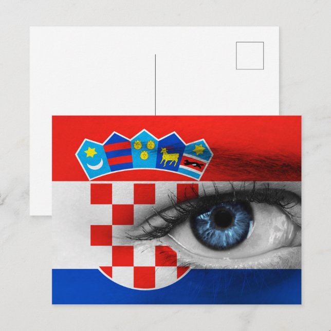 Carte Postale Œil de la Croatie (Devant / Derrière)