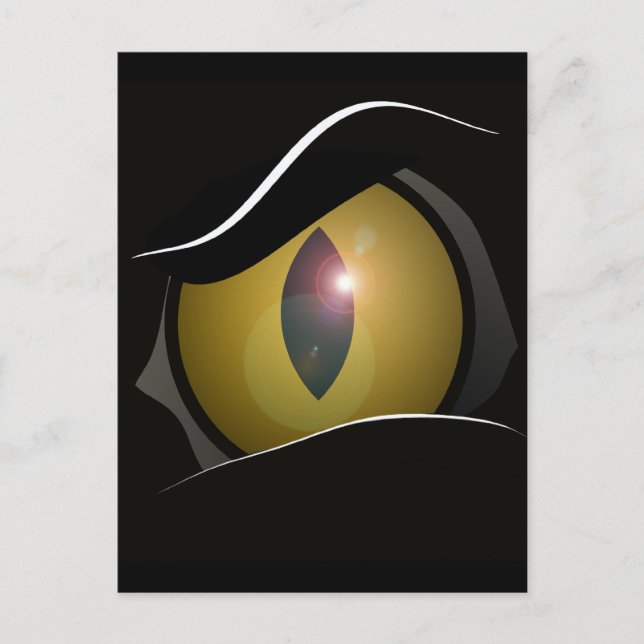 CARTE POSTALE ŒIL DE MONSTRE (Devant)