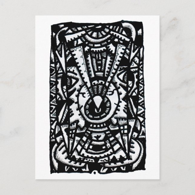 Carte Postale OEil. dessin de Brian Benson (Devant)