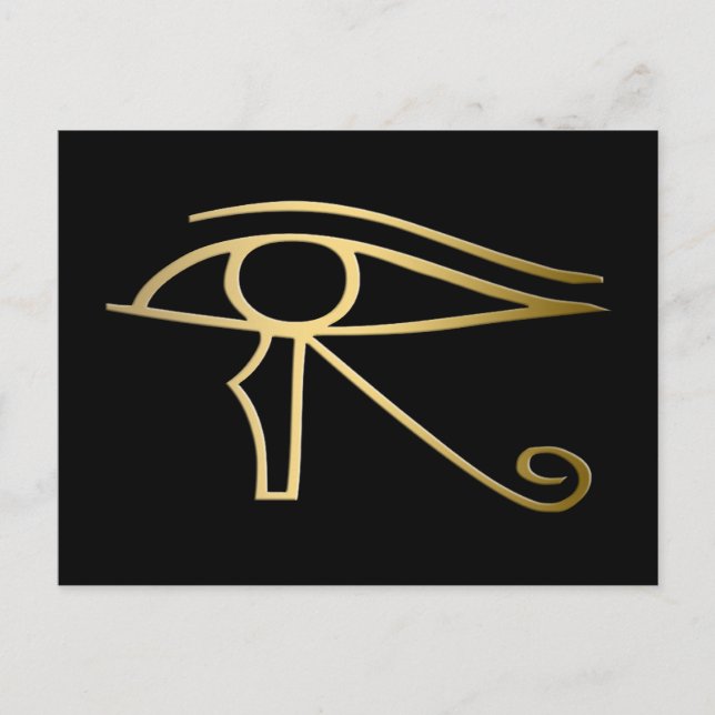 Carte Postale Œil d'Horus symbole égyptien (Devant)