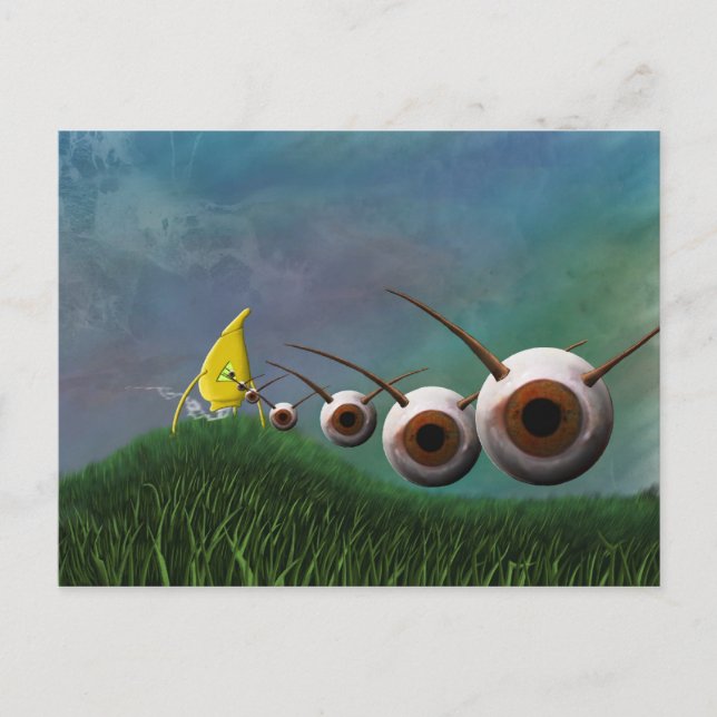 Carte postale OEil Invaders (Devant)