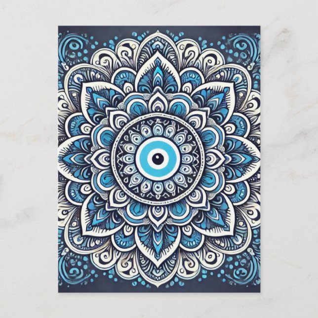 Carte Postale Oeil malin (Devant)