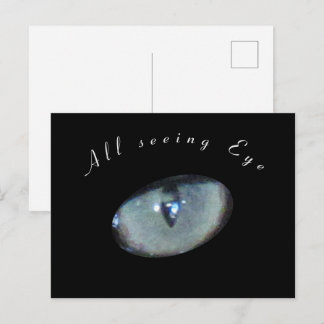 Carte postale - Œil omniscient