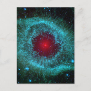 Carte Postale Oeil poussiéreux de Helix Nebula NGC 7293