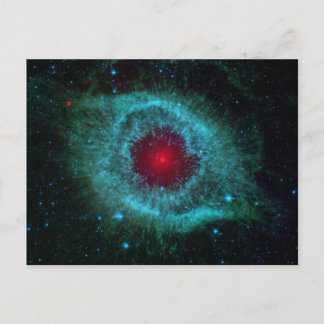 Carte Postale Oeil poussiéreux d'Helix Nebula par le télescope S