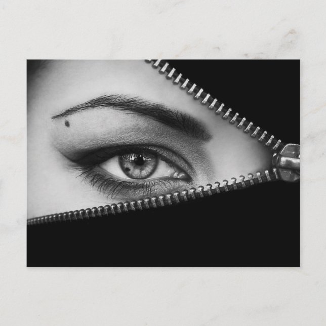 Carte Postale OEil Zipped (Devant)