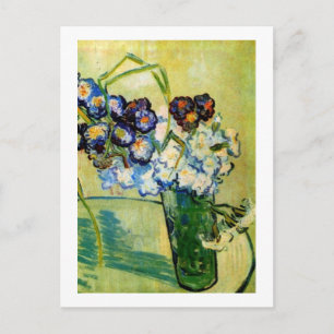 Carte Postale Oeillets Verre Vie Permanente Van Gogh Art
