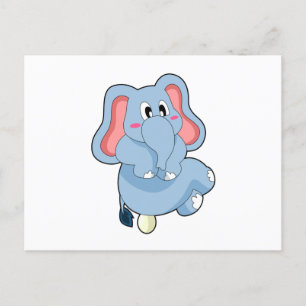 Carte Postale Oeuf éléphant
