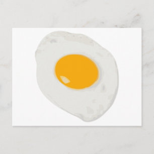 Carte Postale Oeuf frit Sunny Side Up