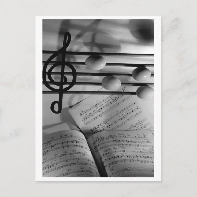 Carte Postale OEufs de musique (Devant)