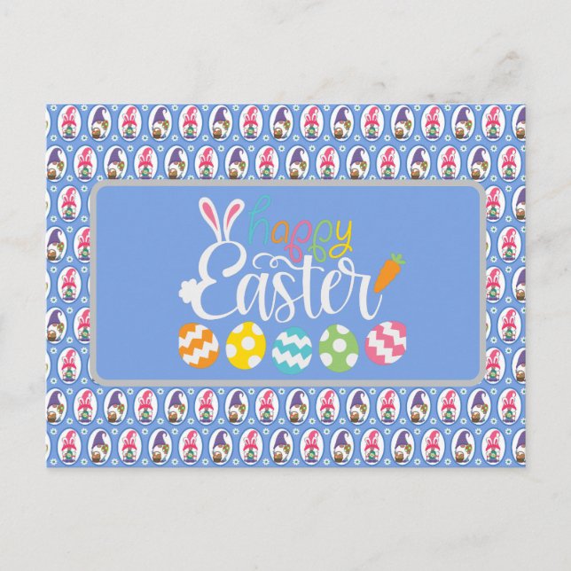 Carte Postale Œufs de Pâques joyeux (Devant)