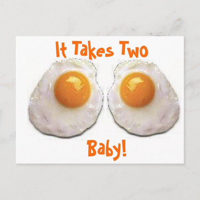 Carte Postale Oeufs frits (Devant)