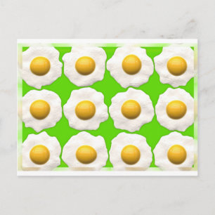 Carte Postale oeufs verts