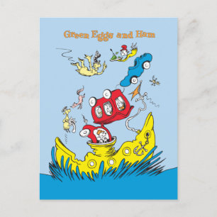 Carte Postale Oeufs verts et jambon   Je Ne Les Aime Nulle Part