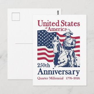 Carte Postale Œuvre d'art commémorative du 250e anniversaire des
