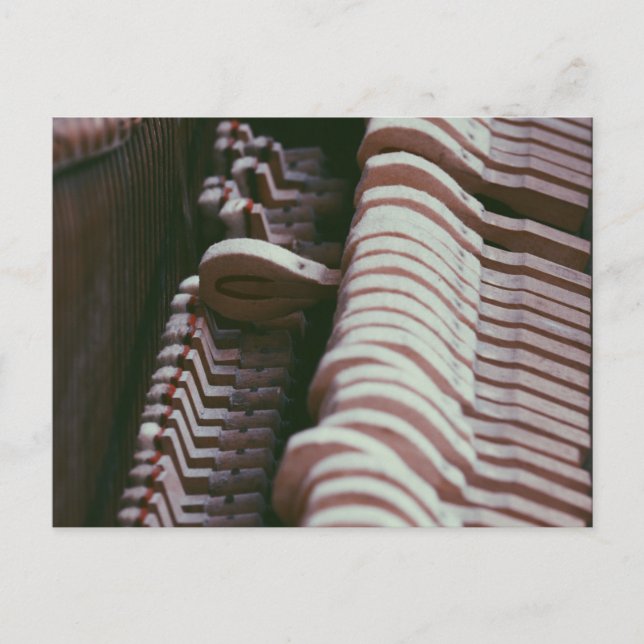 Carte Postale Œuvre d'art de piano cool (Devant)