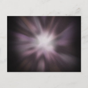 Carte Postale Œuvre d'art de rafale cosmique