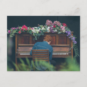 Carte Postale Œuvre d'art pour piano cool