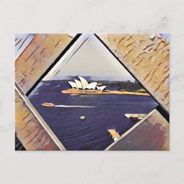 Carte Postale oeuvre de l'opéra de sydney (Devant)