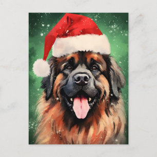 Carte Postale OEuvre de peinture de Noël Leonberger