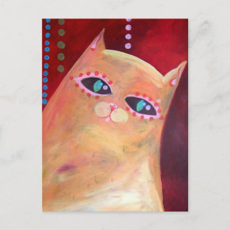 Carte Postale Oeuvre originale "Meow and Forever"