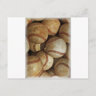 Carte Postale Oeuvre tendance de baseball