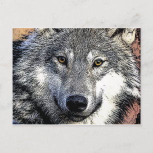 Carte Postale OEuvre Wolf Eyes